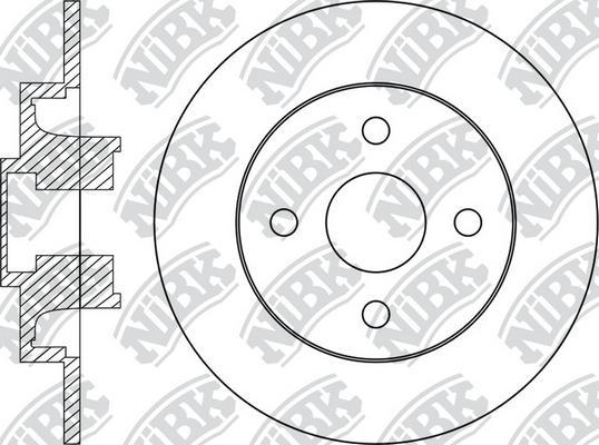 NiBK RN1744H - Kočioni disk www.molydon.hr