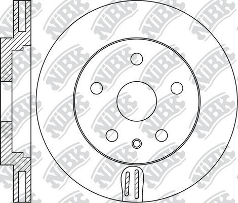 NiBK RN1741 - Kočioni disk www.molydon.hr