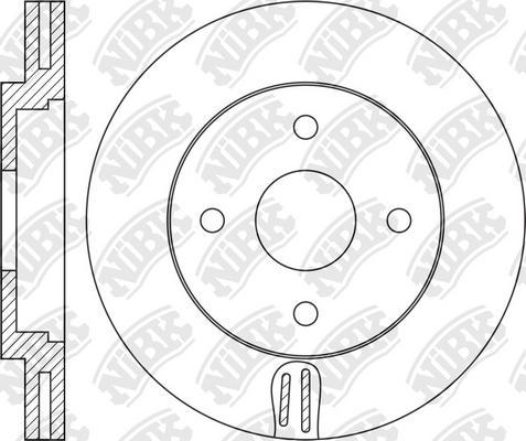 NiBK RN1759 - Kočioni disk www.molydon.hr