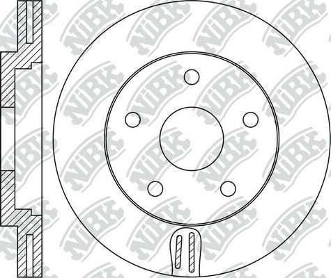 NiBK RN1753 - Kočioni disk www.molydon.hr