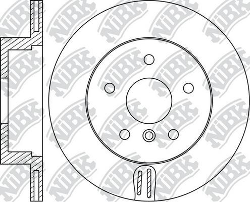 NiBK RN1761 - Kočioni disk www.molydon.hr