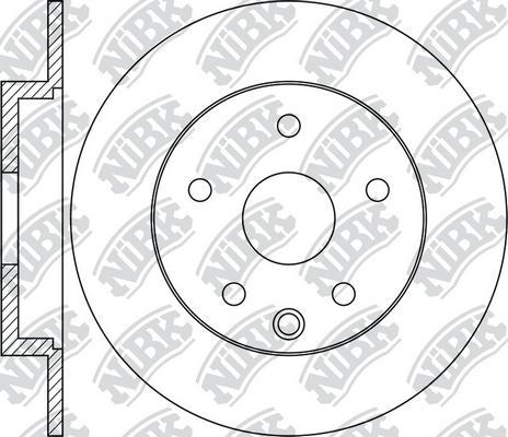 NiBK RN1768 - Kočioni disk www.molydon.hr