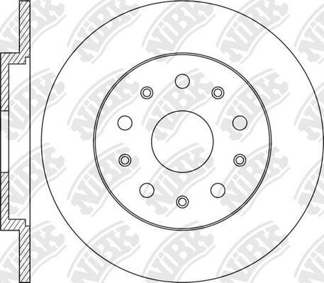 NiBK RN1767 - Kočioni disk www.molydon.hr