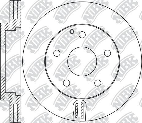 NiBK RN1705 - Kočioni disk www.molydon.hr