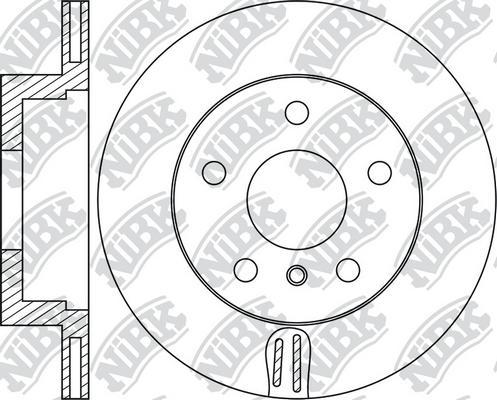 NiBK RN1724 - Kočioni disk www.molydon.hr