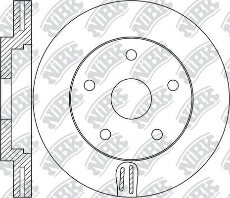 NiBK RN1725 - Kočioni disk www.molydon.hr