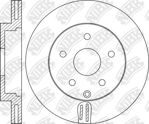 NiBK RN1728 - Kočioni disk www.molydon.hr