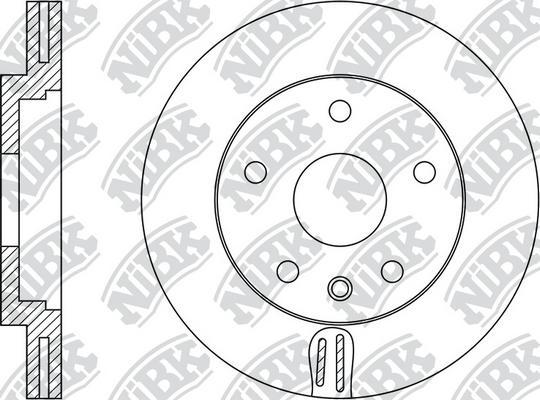 NiBK RN34003 - Kočioni disk www.molydon.hr