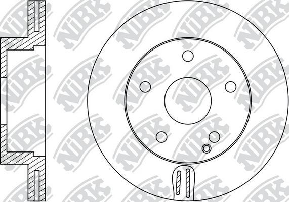 NiBK RN31001 - Kočioni disk www.molydon.hr