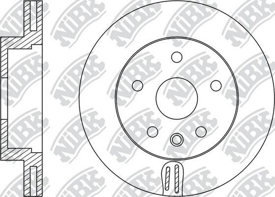 NiBK RN33001 - Kočioni disk www.molydon.hr