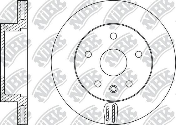 NiBK RN33003 - Kočioni disk www.molydon.hr