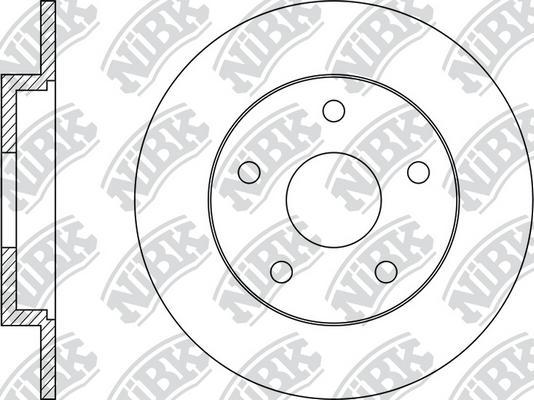 NiBK RN25001 - Kočioni disk www.molydon.hr