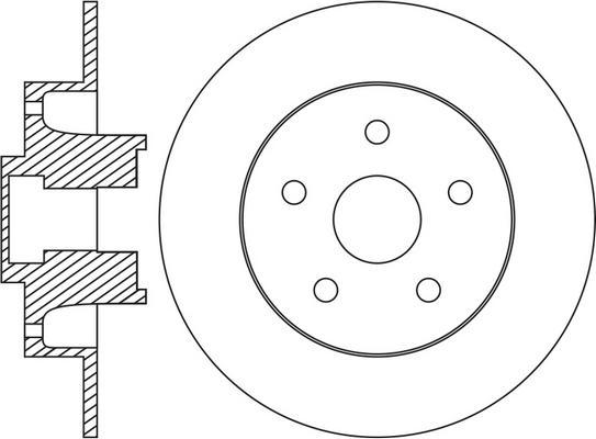 NiBK RN2094H - Kočioni disk www.molydon.hr