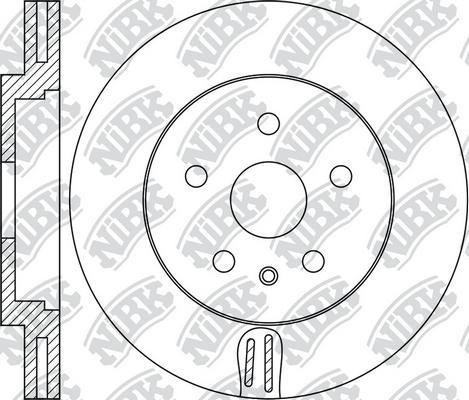 NiBK RN2044 - Kočioni disk www.molydon.hr