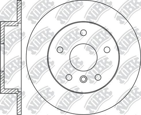 NiBK RN2058 - Kočioni disk www.molydon.hr