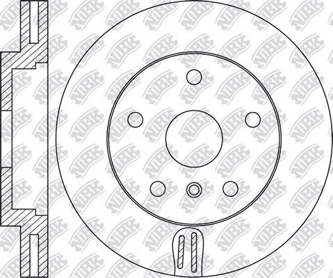 NiBK RN2075 - Kočioni disk www.molydon.hr