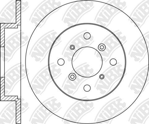 NiBK RN2071 - Kočioni disk www.molydon.hr