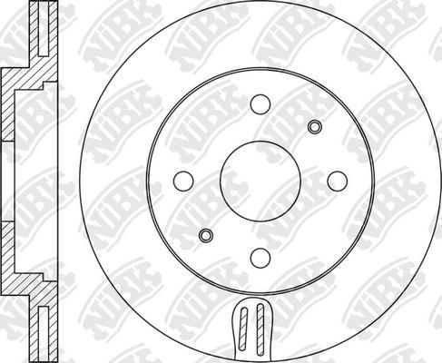 NiBK RN2072 - Kočioni disk www.molydon.hr