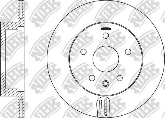 NiBK RN22001 - Kočioni disk www.molydon.hr
