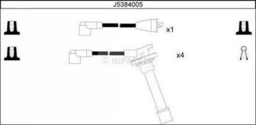 Nipparts J5384005 - Set kablova za paljenje www.molydon.hr