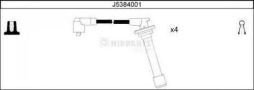 Nipparts J5384001 - Set kablova za paljenje www.molydon.hr