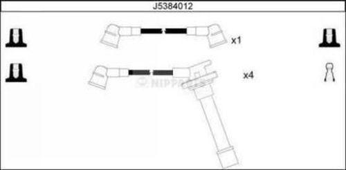 Nipparts J5384012 - Set kablova za paljenje www.molydon.hr