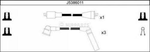 Nipparts J5386011 - Set kablova za paljenje www.molydon.hr