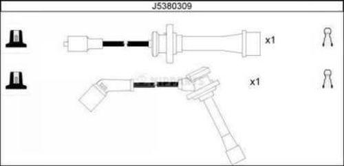 Nipparts J5380309 - Set kablova za paljenje www.molydon.hr