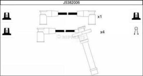 Nipparts J5382006 - Set kablova za paljenje www.molydon.hr