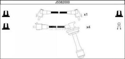 Nipparts J5382000 - Set kablova za paljenje www.molydon.hr