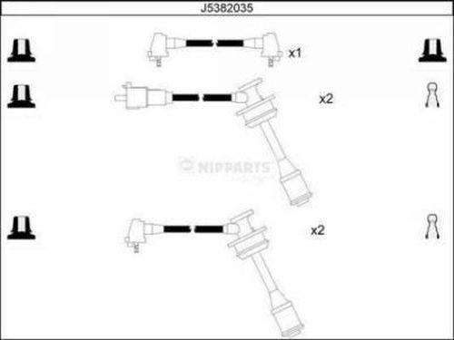 Nipparts J5382035 - Set kablova za paljenje www.molydon.hr