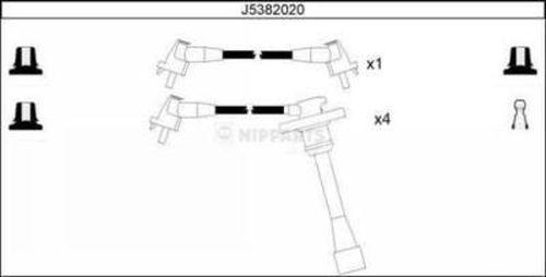 Nipparts J5382020 - Set kablova za paljenje www.molydon.hr