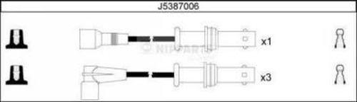 Nipparts J5387006 - Set kablova za paljenje www.molydon.hr