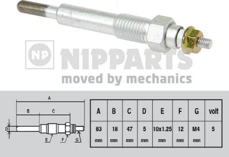 Nipparts J5719004 - Grijač za paljenje www.molydon.hr