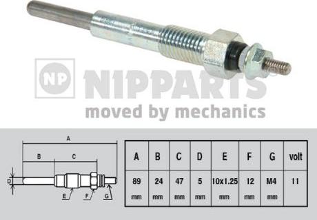 Nipparts J5719001 - Grijač za paljenje www.molydon.hr