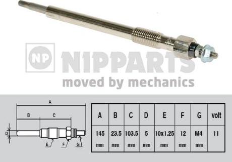 Nipparts J5719012 - Grijač za paljenje www.molydon.hr