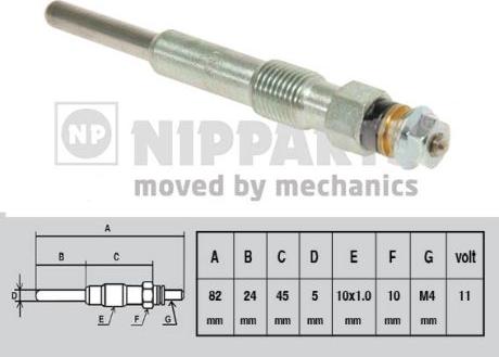 Nipparts J5714000 - Grijač za paljenje www.molydon.hr