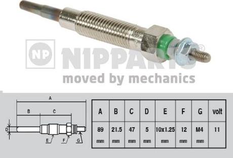 Nipparts J5715005 - Grijač za paljenje www.molydon.hr