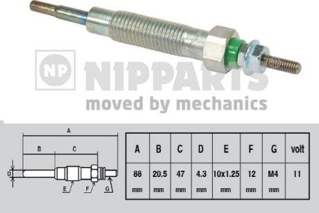 Nipparts J5715011 - Grijač za paljenje www.molydon.hr