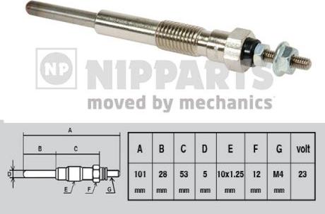 Nipparts J5712012 - Grijač za paljenje www.molydon.hr