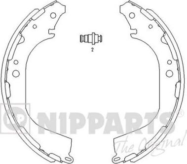 Nipparts J3501045 - Komplet kočnica, bubanj kočnice www.molydon.hr