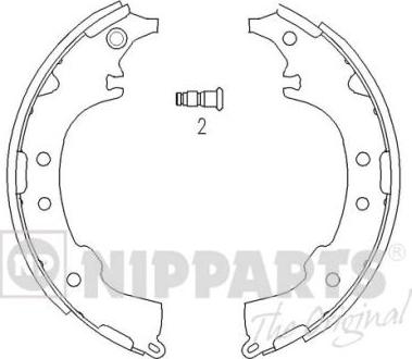 Nipparts J3502068 - Komplet kočnica, bubanj kočnice www.molydon.hr