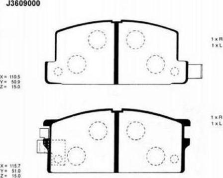 BOSCH 460 934B - Komplet Pločica, disk-kočnica www.molydon.hr