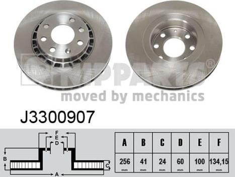 Nipparts J3300907 - Kočioni disk www.molydon.hr