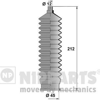 Nipparts J2840901 - Kompletna Manžeta, upravljanje www.molydon.hr