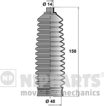 Nipparts J2840302 - Kompletna Manžeta, upravljanje www.molydon.hr