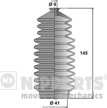 Nipparts J2841009 - Kompletna Manžeta, upravljanje www.molydon.hr