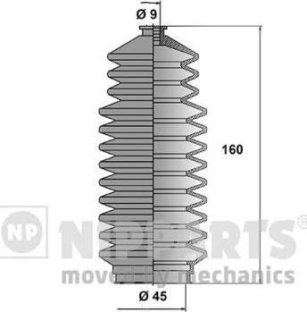 Nipparts J2841000 - Kompletna Manžeta, upravljanje www.molydon.hr