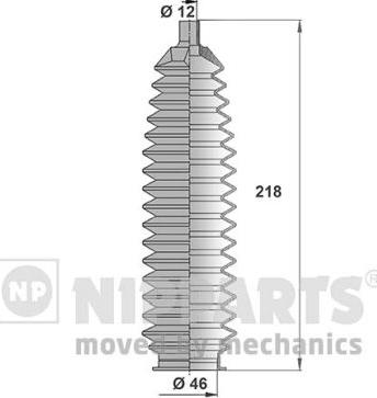 Nipparts J2841016 - Kompletna Manžeta, upravljanje www.molydon.hr