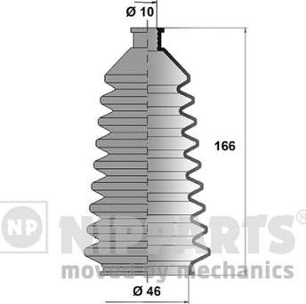 Nipparts J2848000 - Kompletna Manžeta, upravljanje www.molydon.hr